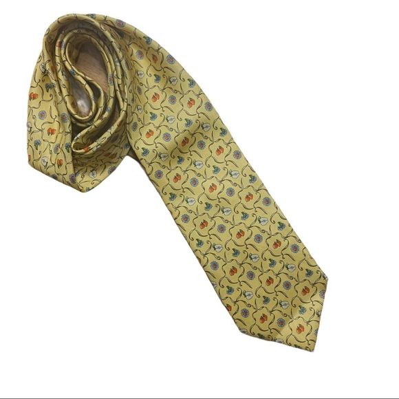 Vintage IL David Italian Silk Tie Fruits - Picture 2 of 5